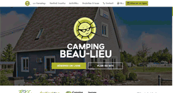 Desktop Screenshot of campingbeau-lieu.com