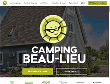 Tablet Screenshot of campingbeau-lieu.com